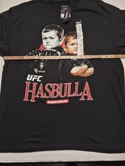 NEW UFC Hasbulla Magomedov Shirt Men’s Black XL T-Shirt Short Sleeve NWT