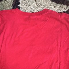 Supreme Red Bloom FW17 Graphic Logo Cotton Knit Crew Long Sleeve T-Shirt Size M