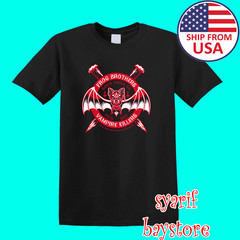 The Lost Boys Frog Brothers Vampire Killers Men’s Black Size S to 5XL