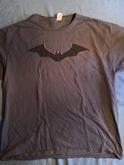 The Batman 2022 Tri-color Logo Shirt XL