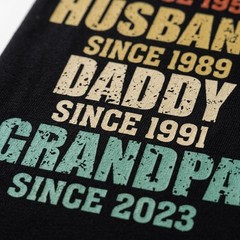 Personalised Mens Legend Husband Dad Grandpa Funny Fathers Day T-Shirt Tee #FD
