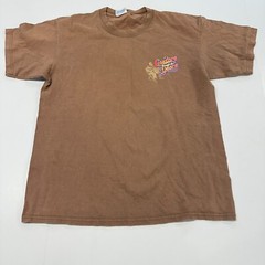 Vtg Gildan Guitars Through The Years Tshirt Sz L Large Double Sided Graphic