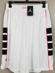 JORDAN 1 JUMPMAN WINGS OUTFIT SHIRT + SHORTS SET WHITE BLACK INFRARED (SIZE XL)
