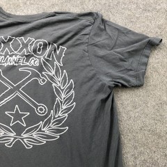Dixxon Flannel Company Shirt Mens XL Gray Graphic Logo Workwear Made USA