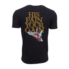90’s Jesus Gym His Pain Your Gain Graphic T shirt