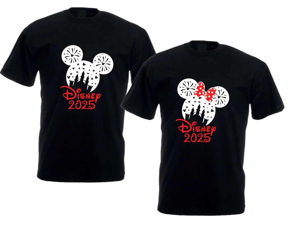 Disney 2026 Couple Trip T-Shirt Matching Disney Vacation Tee Mickey Minnie Tee