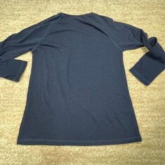 Dickies Long Sleeve Tee Mens S Temp-IQ Cooling Performance Pocket Navy Crewneck