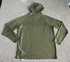 Habit Hooded Shirt Men’s Medium Green Hooded Performance Wicking Stretch Bamboo