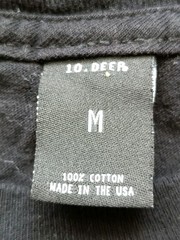 10 Deep T-Shirt Men’s Size Medium Graphic Print Black Shirt