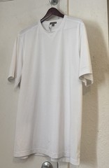 New Peter Millar White Summer Comfort Crewneck T Shirt L Large Long Tall LT