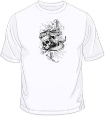 Skull with Crown & Snake T Shirt You Choose Style, Size, Color Up to 4XL 10040