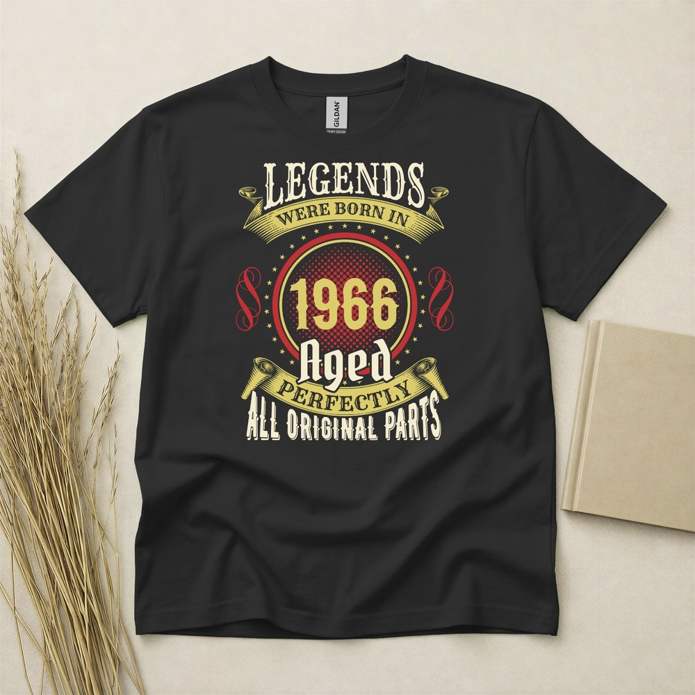 60th Birthday T Shirt Born In 1966 Gift 60 Year Old T-Shirt Legends Were Born