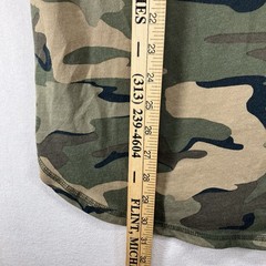 Hollister Mens Camo Curved Hem Tee Shirt Green Camouflage Medium Must Have