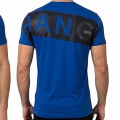 ARMANI EXCHANGE Blue BIAS Short Sleeve Slim Fit Designer V-NECK T-shirt NWT
