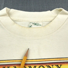 90s Human-i-Tees XL Single Stitch T-Shirt Peace Harmony Earth Nature Organic USA