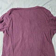Cabelas Mens Henley Shirt XL Burgandy 100% Cotton Outdoor Hiking Fall Streetwear