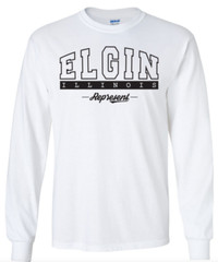 Elgin Illinois T-Shirt Long Sleeve Graphic tee