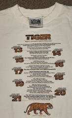 Vintage 90s Mens XL Tiger Woods Golf Single Stitch Graphic Print T-Shirt Nike