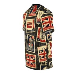 AOP – United Kingdom – Seamless pattern with stamps on theme UK