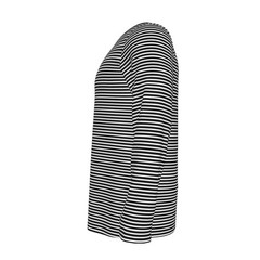 Cobain Inspired Black and White Pin Striped Long Sleeved Shirt Costume