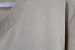 Vintage 90s Streetwear Mens XL Distressed Beach Lighthouse T-Shirt Beige Cotton
