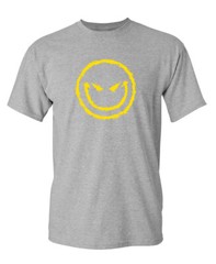 Evil Faces Sarcastic Humor Graphic Novelty Super Soft Ring Spun Funny T Shirt
