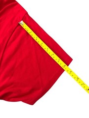Team Naughty Red Holiday Graphic T-Shirt XL Christmas Humor Tee