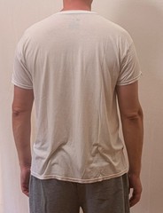 Hanes X-Temp White Size L Short Sleeve Crewneck Cotton T-Shirt