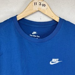 Classic Nike Men’s T-Shirt Cobalt Blue Crewneck SS Small Swoosh Logo Sz Small