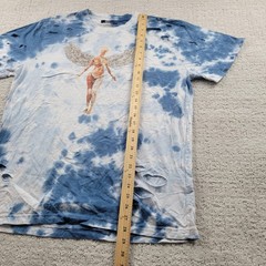 Imperious Shirt Mens XL Blue Tie Dye Angel Graphic Rhinestone Tee Cotton