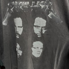 Vintage 1991 Metallica Faded grunge T-Shirt, Distressed boxy large brockum