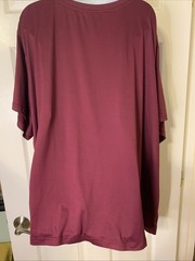 Unbranded Maroon Graphic T Shirt, See Pics For Measurements