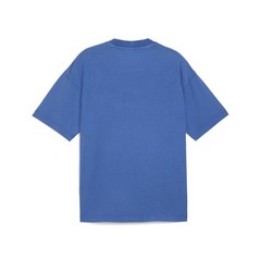 PUMA F1 Graphic Crew Neck Short Sleeve T-Shirt Mens Blue Casual Tops 63013605