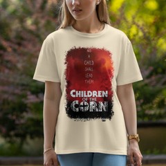 Children of the Corn (1984) Movie Poster Inspired T-Shirt Retro 80s Tee Unisex