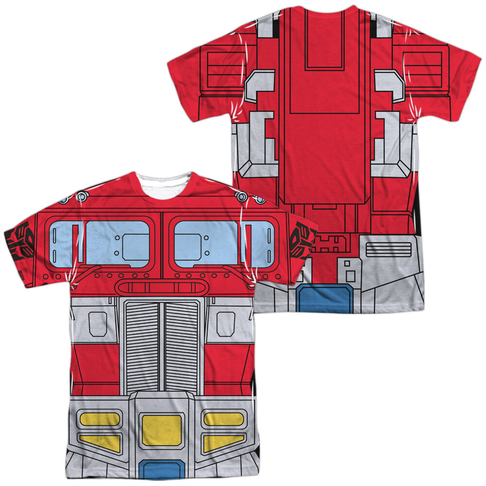 TRANSFORMERS OPTIMUS PRIME COSTUME Licensed Adult Men’s Graphic Tee Shirt SM-3XL