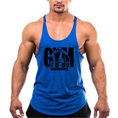 Men Cotton Gym Tank Top Y-Back Vest Sleeveless Breathable Fitness Muscle Shirt