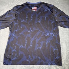 RLX Ralph Lauren Ryder Cup 2020 Mens XXL Blue Camo Long Sleeve Golf Shirt USA