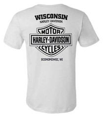 Harley-Davidson Men’s Far Away H-D Short Sleeve Crew-Neck T-Shirt – Gray