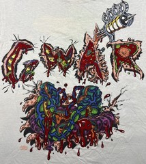 Vintage GWAR 1992 Pray They Don’t Come To Your Town Tour Shirt Size L