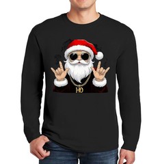 CHRISTMAS SANTA CLAUS Funny Christmas Mens T Shir Joke Men’s Longsleeve T-Shirt