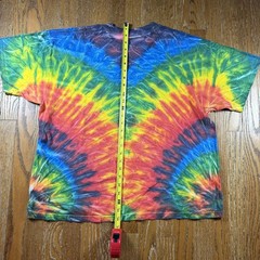 N.A.T. Shirt Mens XL Multicolor Tie Dye Nassau Bahamas USA Festival Hippie