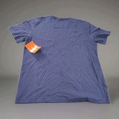 True Religion Men’s Silver Buddha SS Crew Neck Tee in navy, size M