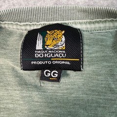 DO IGUACU Brasil T Shirt Green Sz L Short Sleeve Crewneck