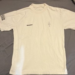 Cactus Jack x Brabus Men’s White Graphic Logo Crew Neck T-Shirt Size L