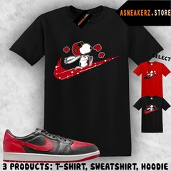 Shirt To Match AJ 1 Low OG Banned 2026 Sneaker Matching Tee Fly S Dog T-Shirt