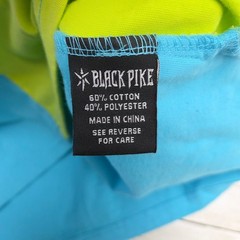 Black Pike T-Shirt Mens 2XL Blue Green Panther Always Bet On Black Dirty