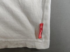 Coca-Cola Box Logo T-Shirt Mens M White Short Sleeve Coke Graphic Tee