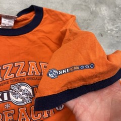 Vintage Disney Blizzard Beach Short Sleeve T Shirt Mens 2XL Orange Ski Patrol