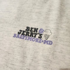 Vintage 90s Ben & Jerry’s Baltimore MD Scoop Shops Ice Cream Graphic Tee XL