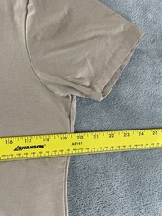 Cuts Clothing Elongated T Shirt Men Medium / S Tall Desert Beige Crew Neck Tee